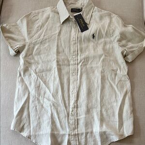 Polo Ralph Lauren linen button down shirt